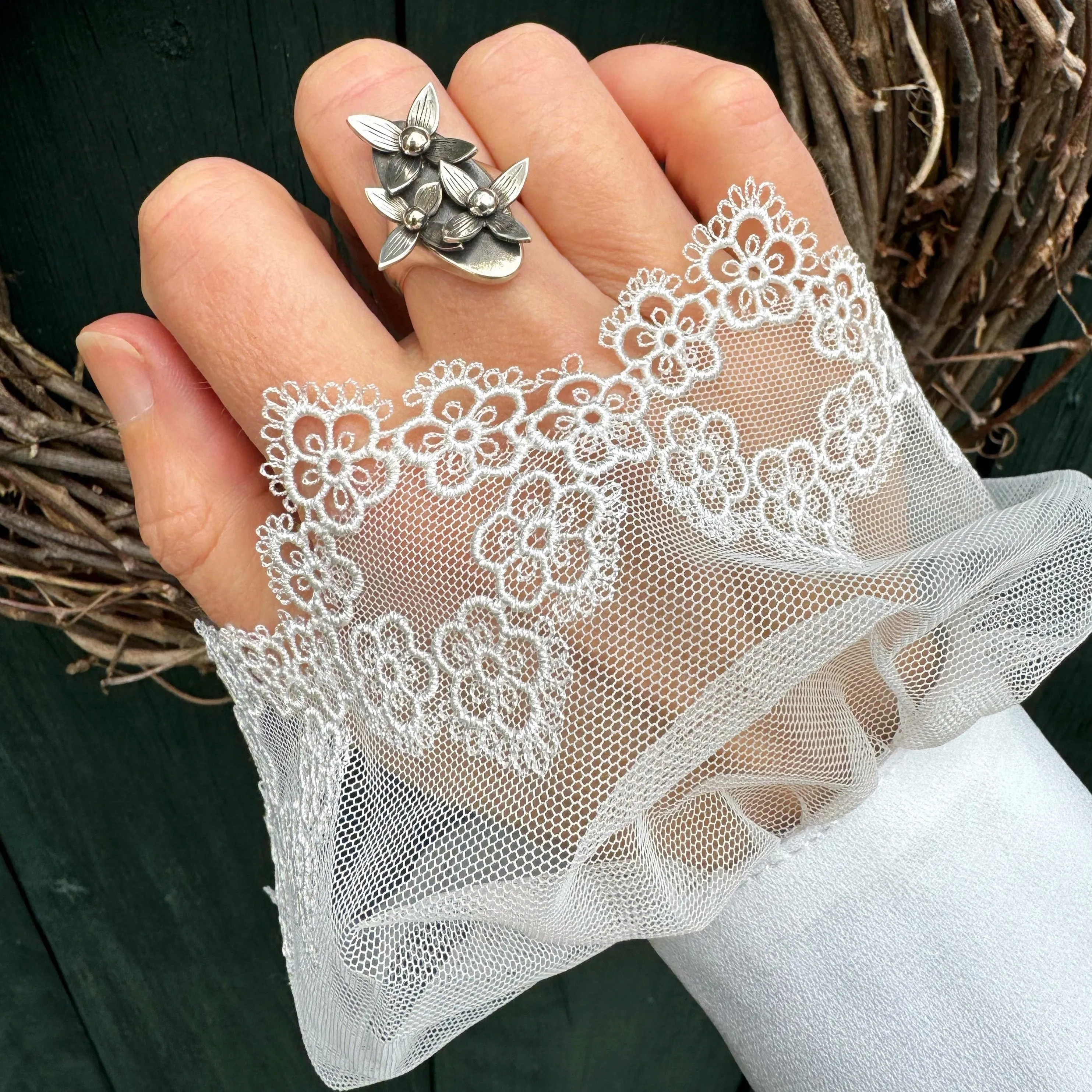 Flower Signet Ring
