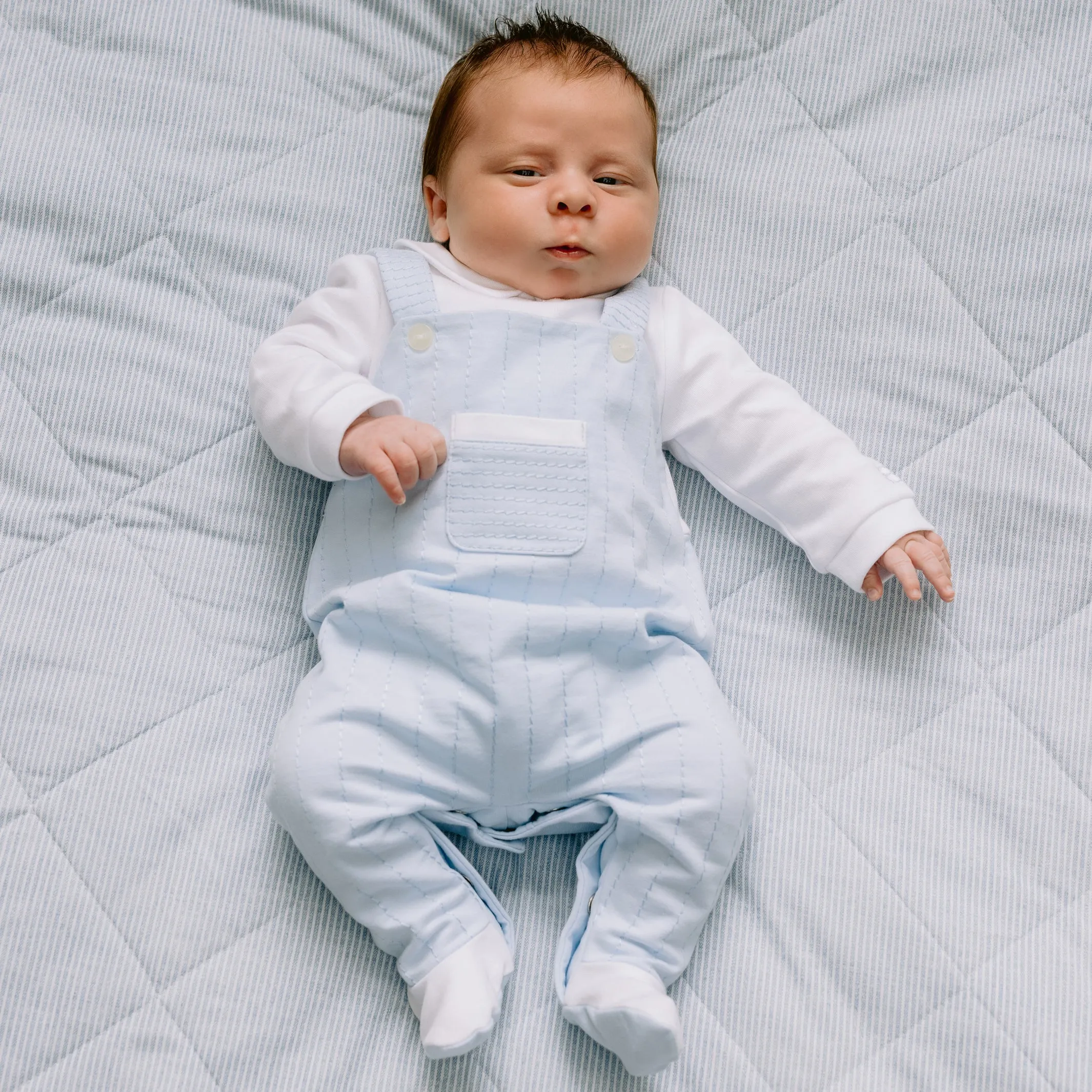 Fox Baby Boys Mock Dungaree
