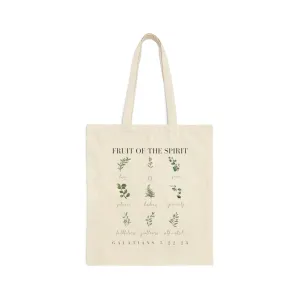 Fruit of the Spirit Botanical Tote Bag