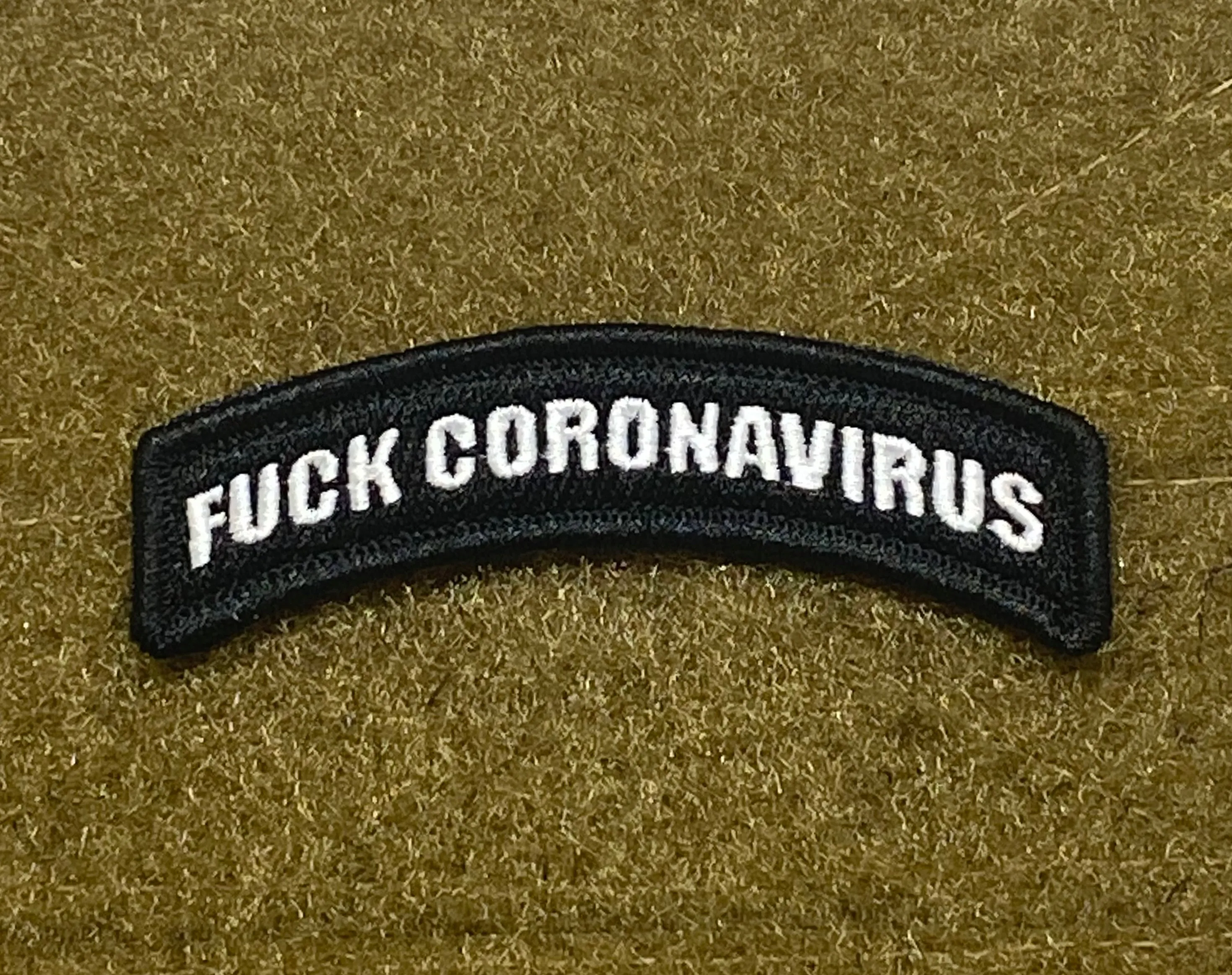 FUCK CORONAVIRUS MORALE PATCH TAB