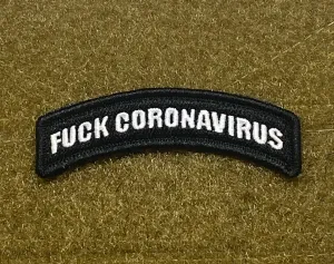 FUCK CORONAVIRUS MORALE PATCH TAB