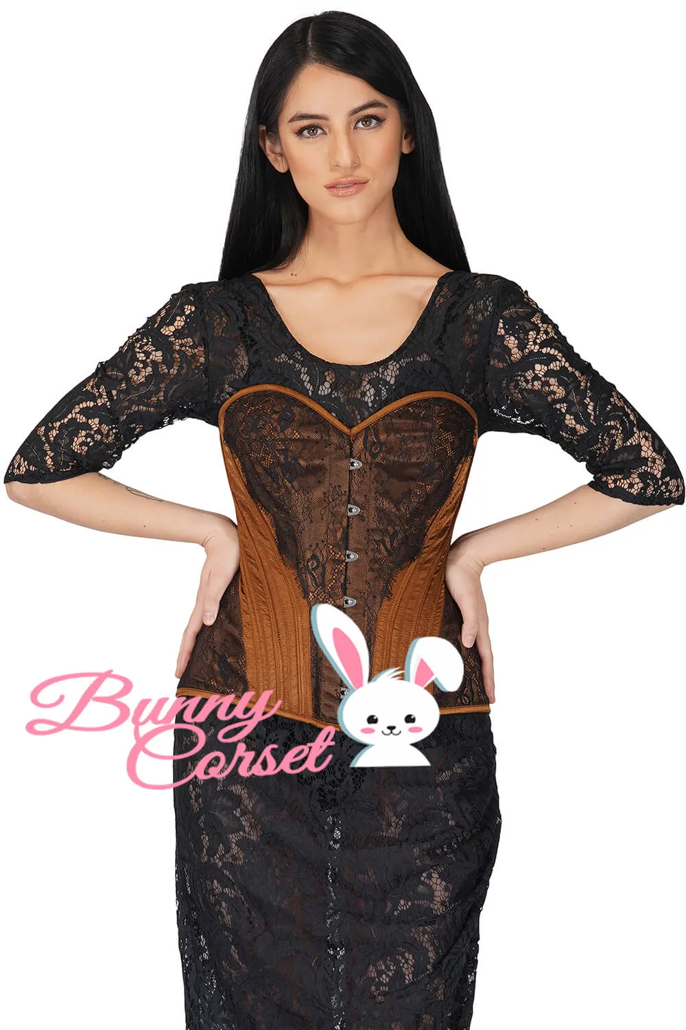 Gainell Satin Overbust Corset
