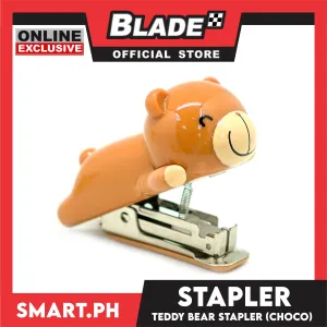 Gifts Stapler Choco Teddy Bear Design CT-1380 (Assorted Designs and Colors)