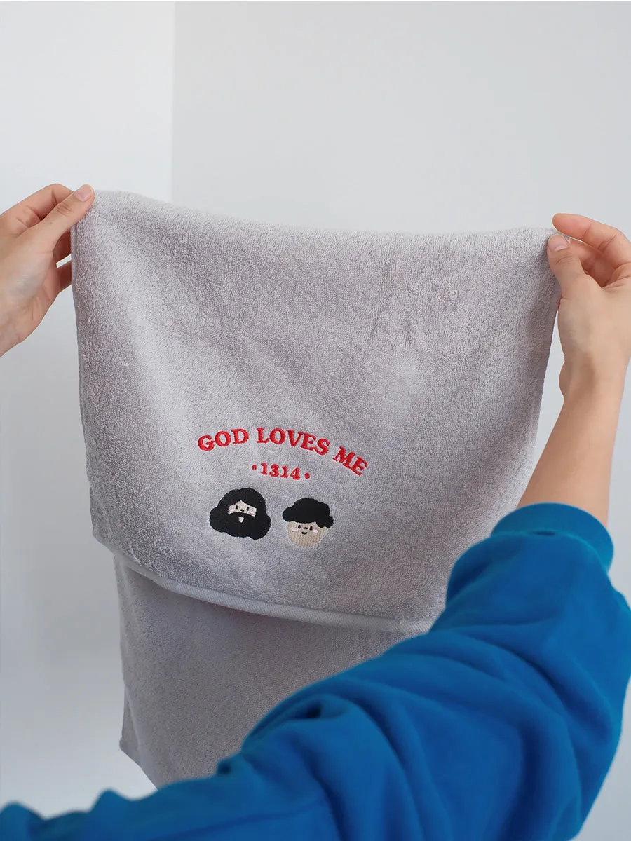 God Loves Me {Towel}