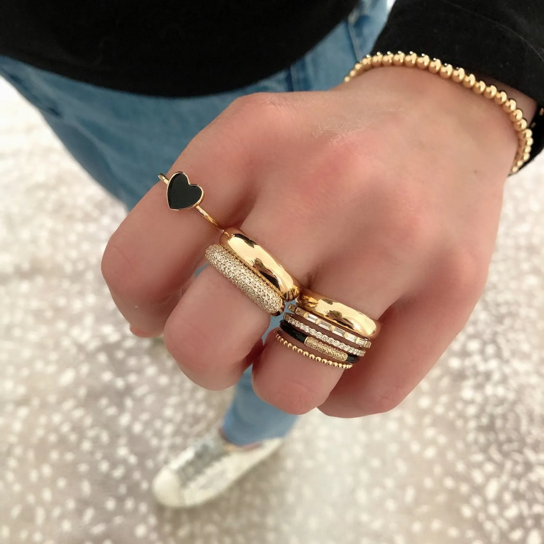 Gold Dome Ring
