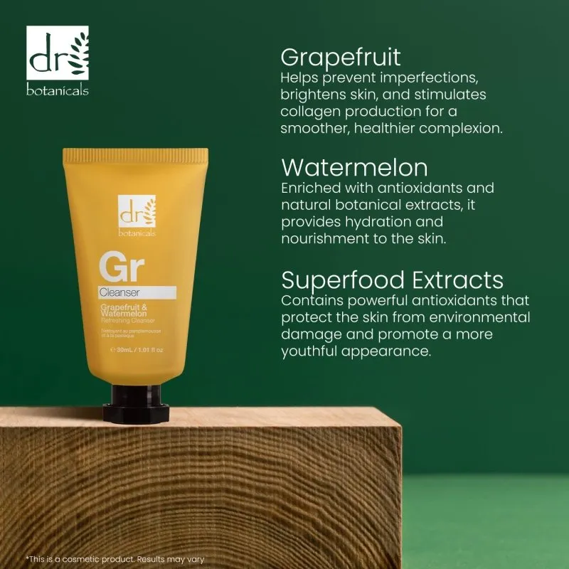 Grapefruit & Watermelon Refreshing Cleanser 30ml