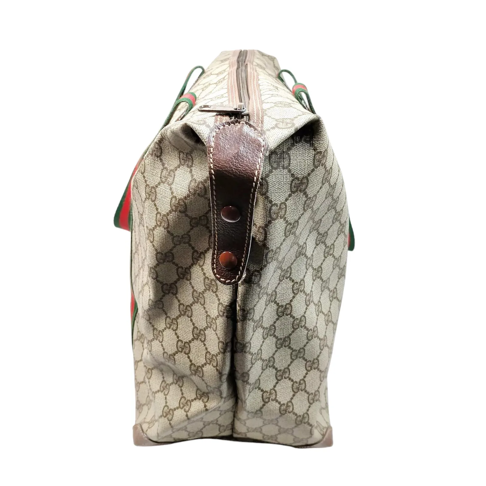 Gucci Vintage Ophidia GG Supreme Monogram Travel Weekender