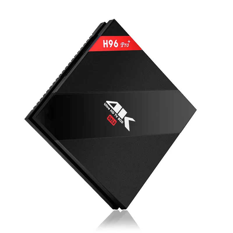 H96 Pro  Android TV Box - S912 Octa Core CPU, 3GB RAM, Android 6.0, Kodi, Dual Band Wi-Fi, 4Kx2K