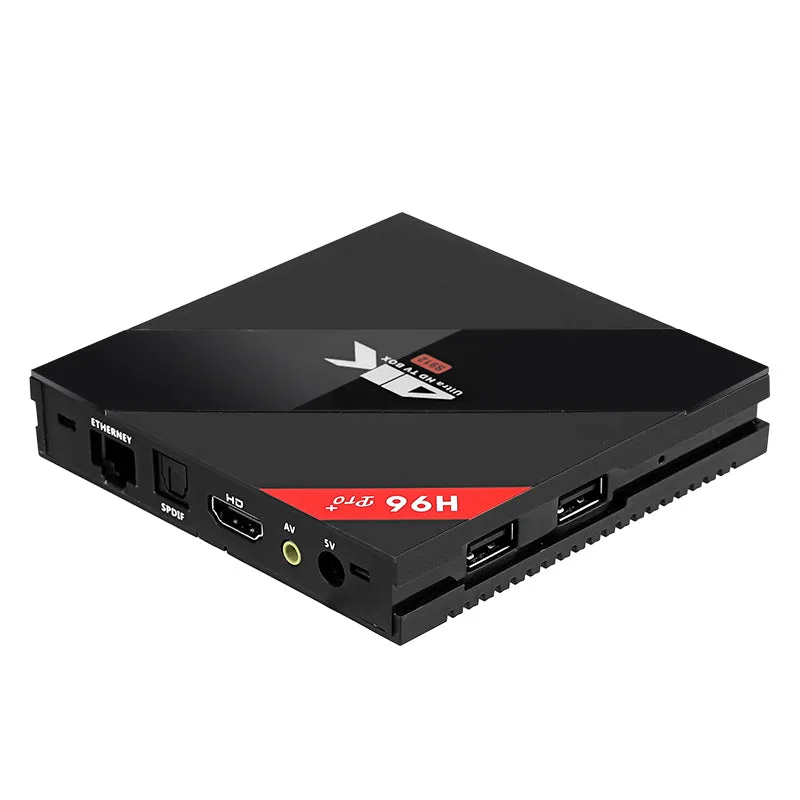 H96 Pro  Android TV Box - S912 Octa Core CPU, 3GB RAM, Android 6.0, Kodi, Dual Band Wi-Fi, 4Kx2K