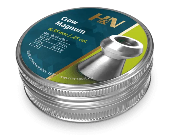 H&N Crow Magnum | 6.35mm | 1.70g | 26.24gr | 150 Pcs