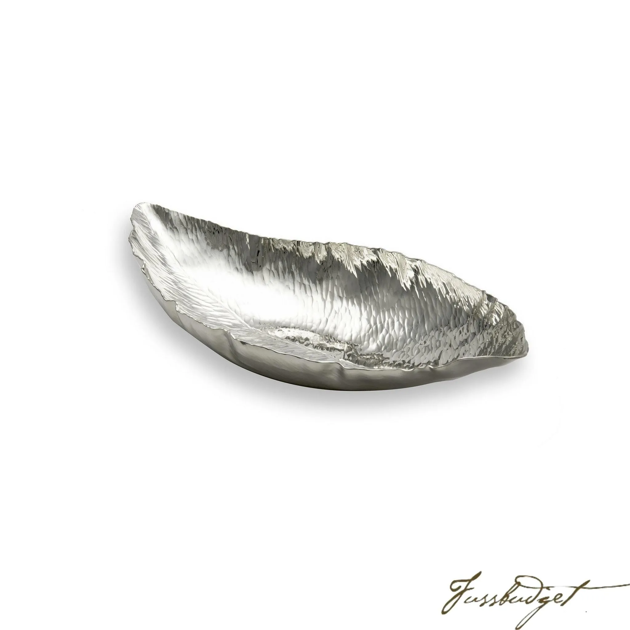 Hand Crafted Silver Magnolia Leaf Bowl