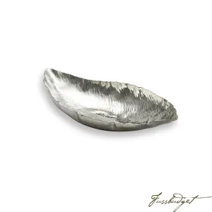 Hand Crafted Silver Magnolia Leaf Bowl