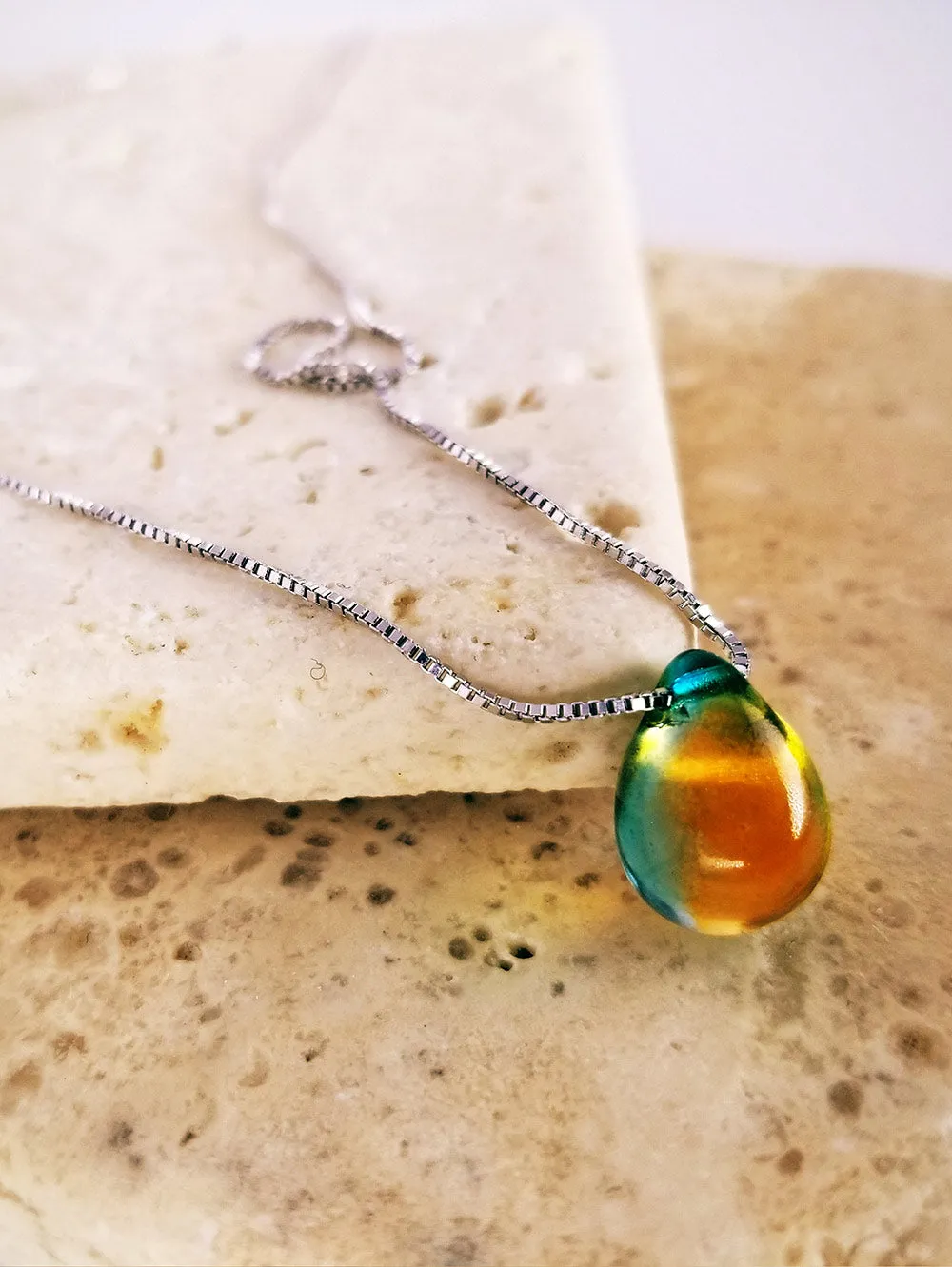 Havasu Falls Teardrop Necklace
