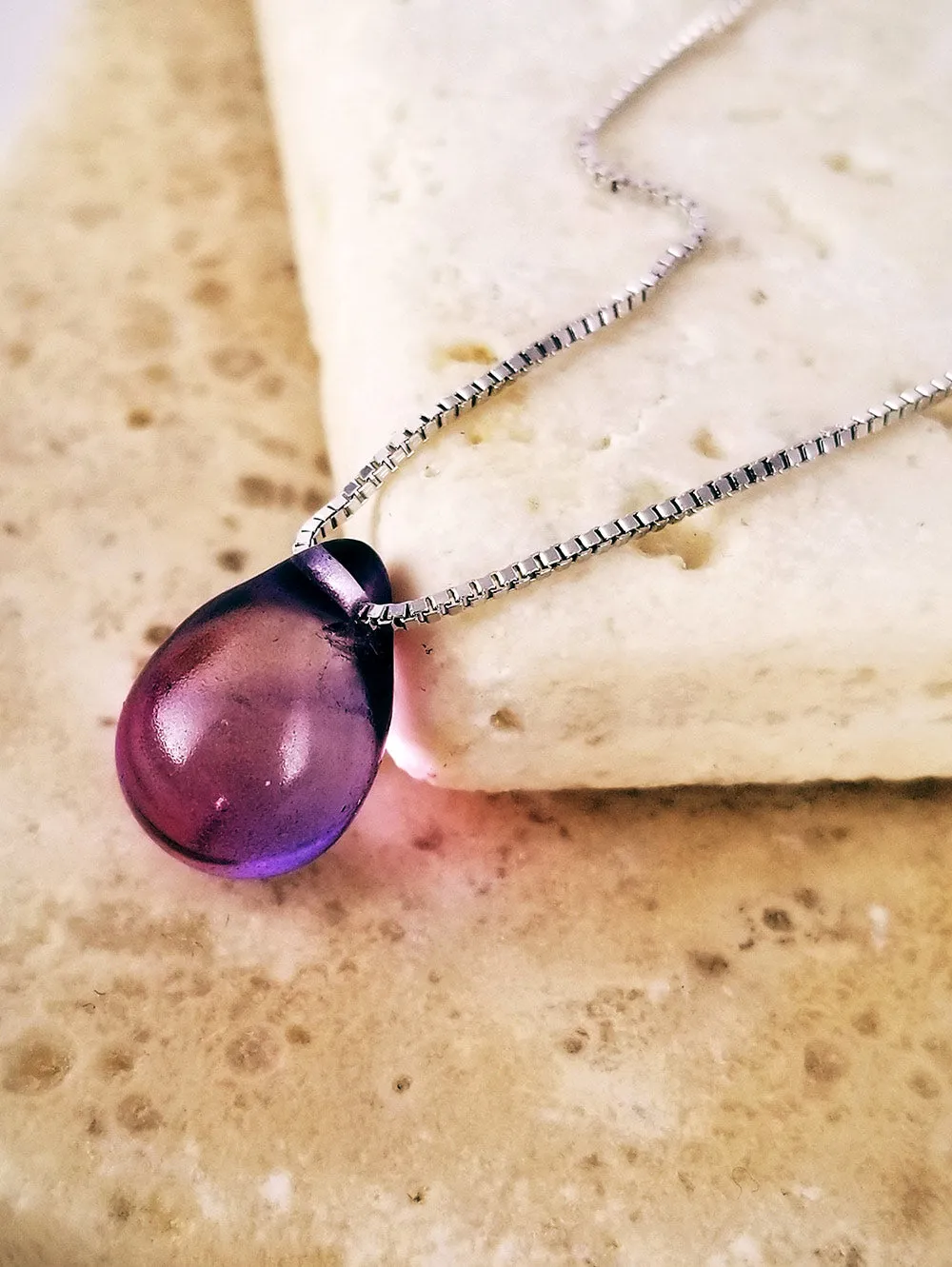 Havasu Falls Teardrop Necklace