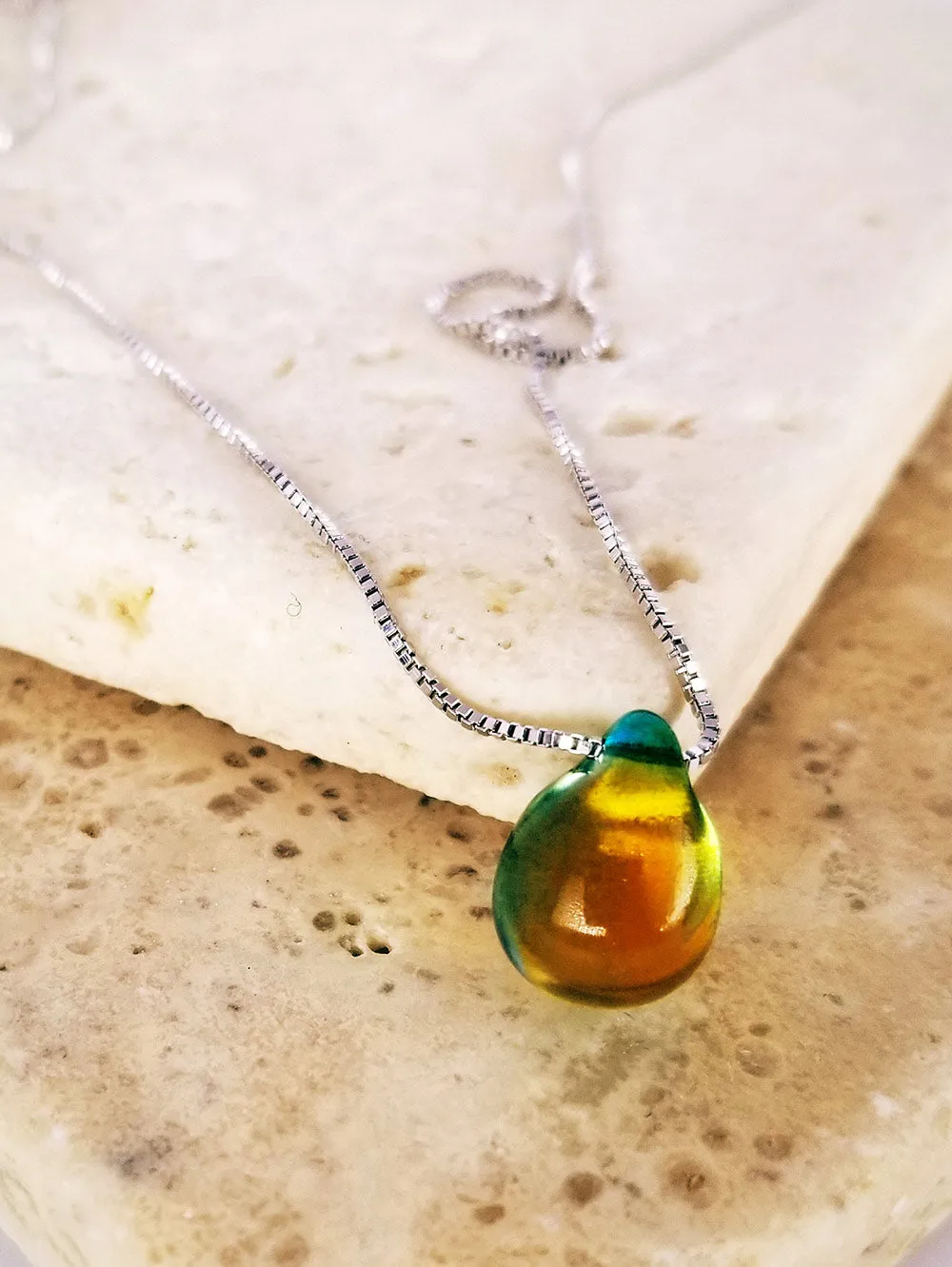 Havasu Falls Teardrop Necklace