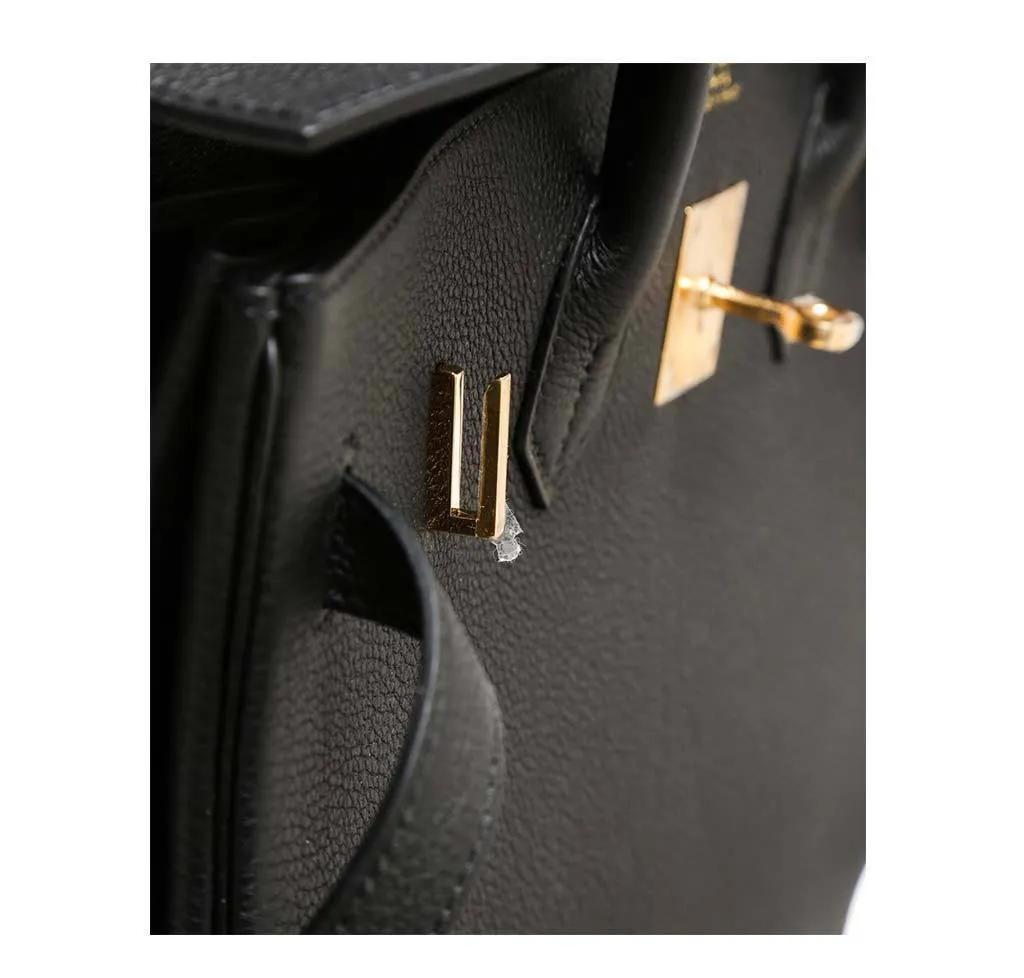 Hermès Birkin 35 Noir Bag Togo GHW