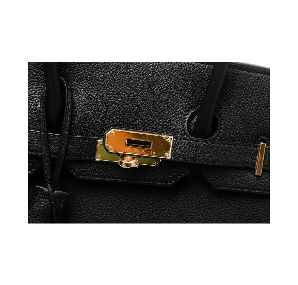 Hermès Birkin 35 Noir Bag Togo GHW