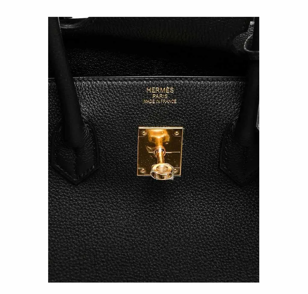 Hermès Birkin 35 Noir Bag Togo GHW