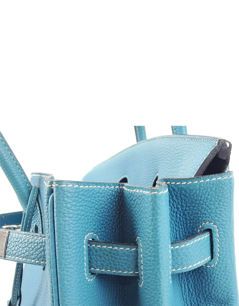 Hermès Blue Jean 35CM Birkin Togo Leather Bag | EMILY'S BAG