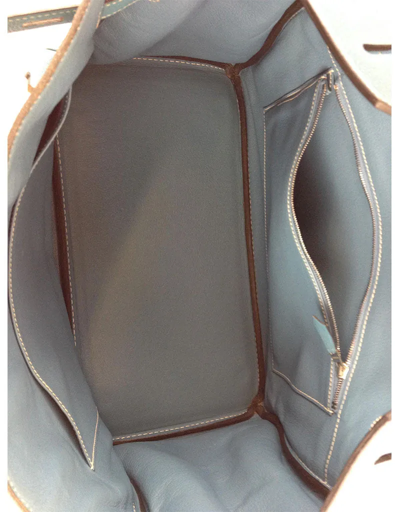 Hermès Blue Jean 35CM Birkin Togo Leather Bag | EMILY'S BAG