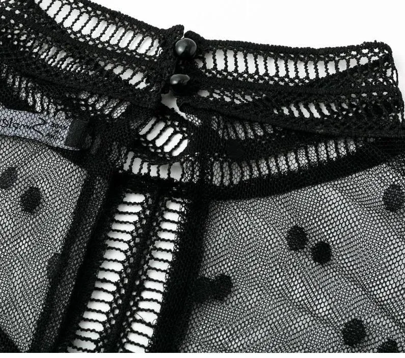 High End Life Mesh Jumpsuit - Black