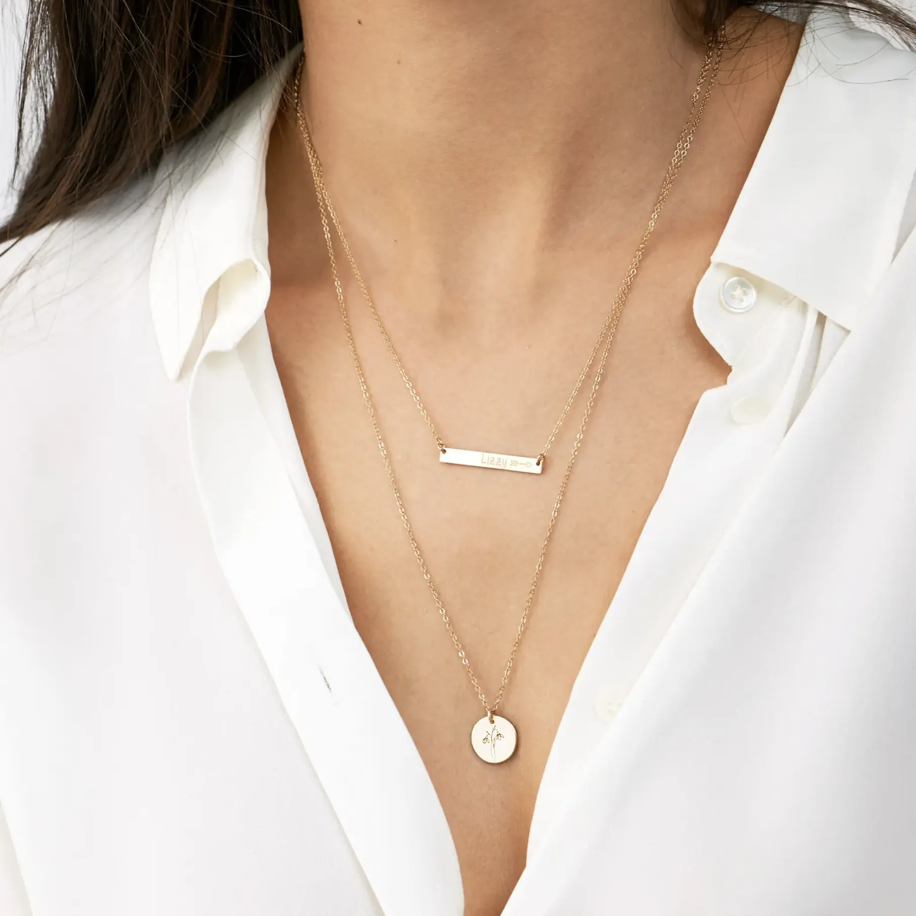 Holly Necklace - December Flower