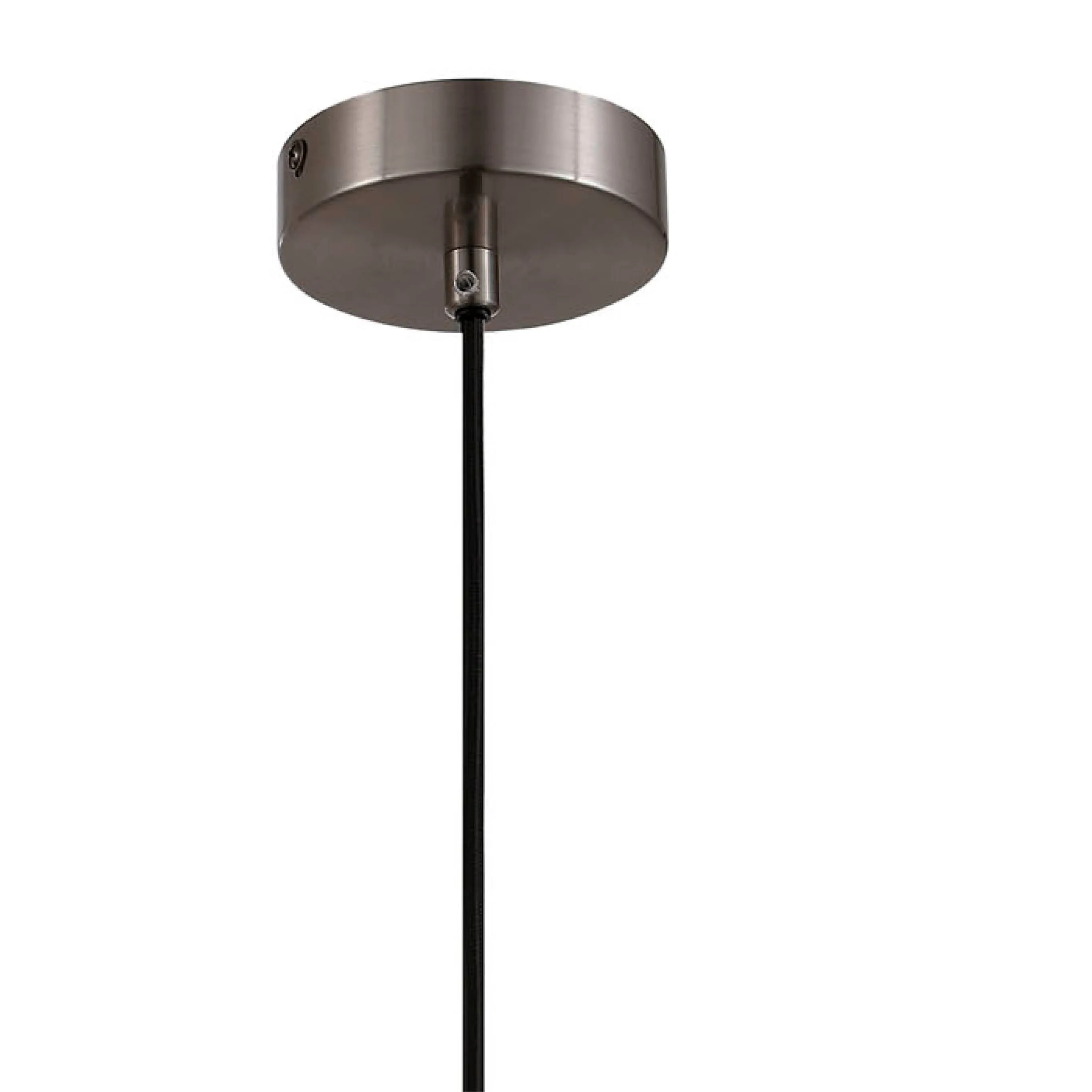 Holt 1 Light Fluted Glass Pendant Stainless Steel Ceiling Light