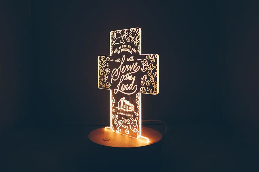 Household Serve The Lord {Night Light}