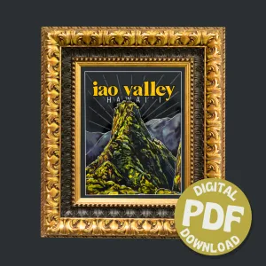 Iao Valley Digital Print