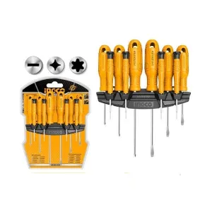 Ingco 10-Piece Screwdriver & Precision Screwdriver Set – HKSD1058