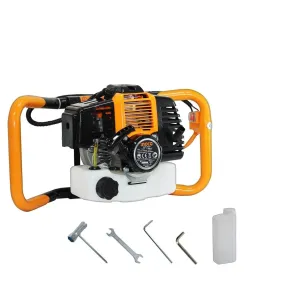 Ingco 52cc Gasoline Earth Auger with 2-Stroke Engine & 1200ml Fuel Tank – GEA55221-1