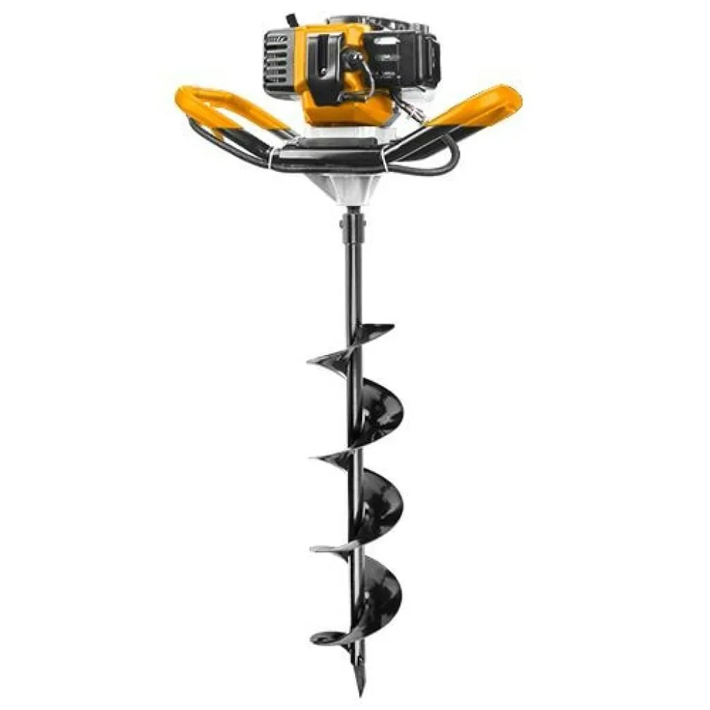 Ingco 52cc Gasoline Earth Auger with 2-Stroke Engine & 1200ml Fuel Tank – GEA55221-1