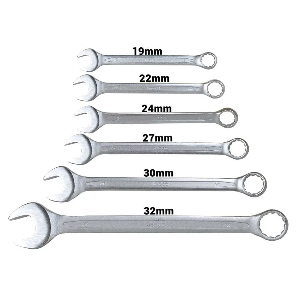 Ingco 6 Pieces Rachet Spanner Set - HKSPAR1061