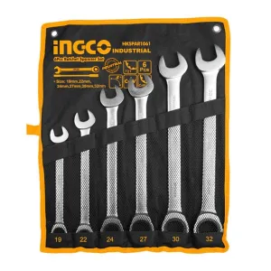 Ingco 6 Pieces Rachet Spanner Set - HKSPAR1061