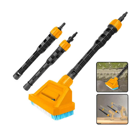 Ingco Pool Brush for High Pressure Washer with 300mm Extension Rods – APB30160