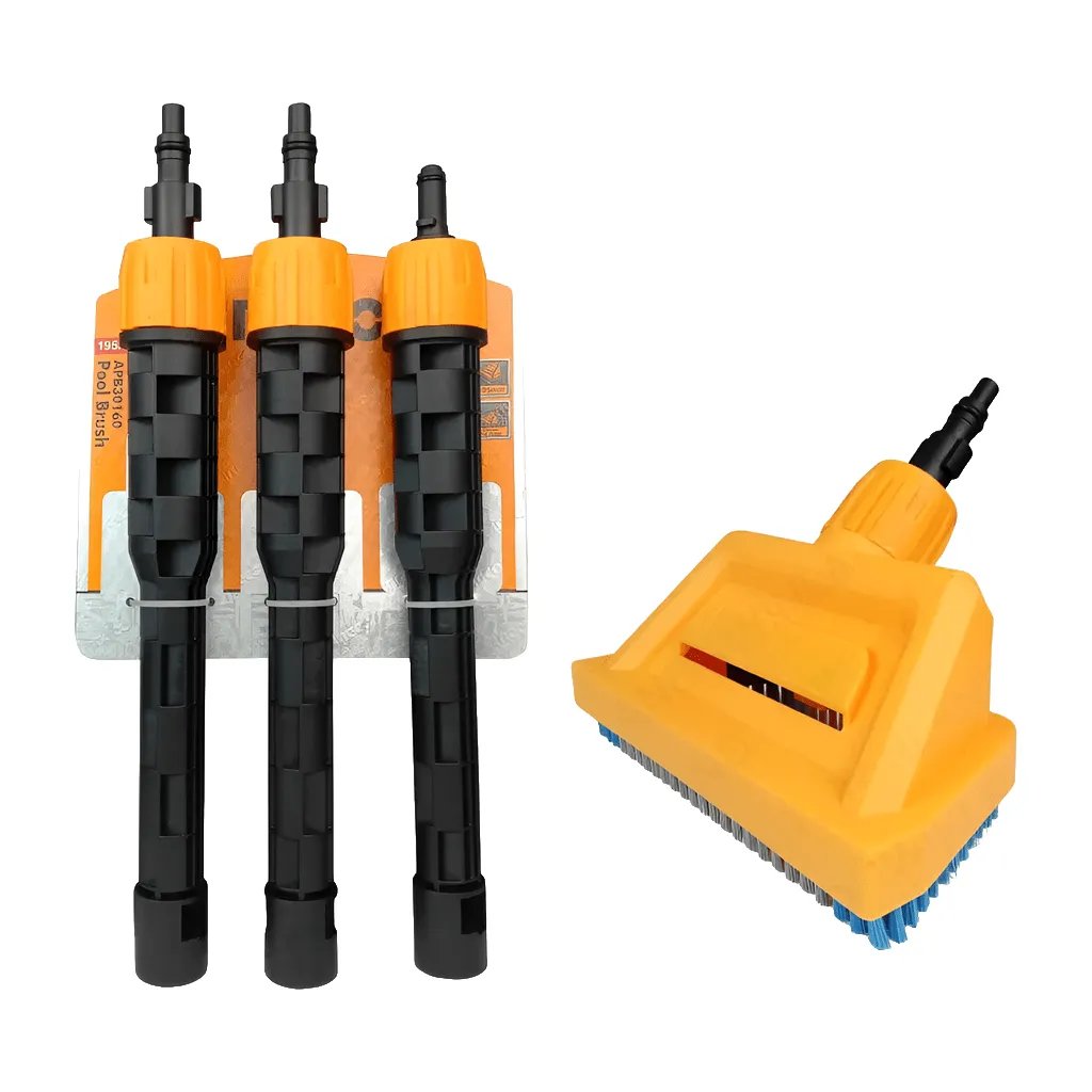 Ingco Pool Brush for High Pressure Washer with 300mm Extension Rods – APB30160