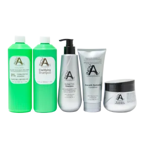 Inova professional Supra Bundle One-Step Kera-Quik Keratin Treatment & Complete Smooth Protection Hair Care Set