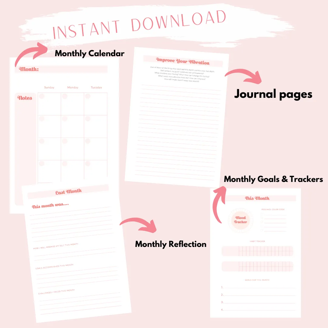 Instant Download - Digital Weekly Layout Butterfly A5 size Planner
