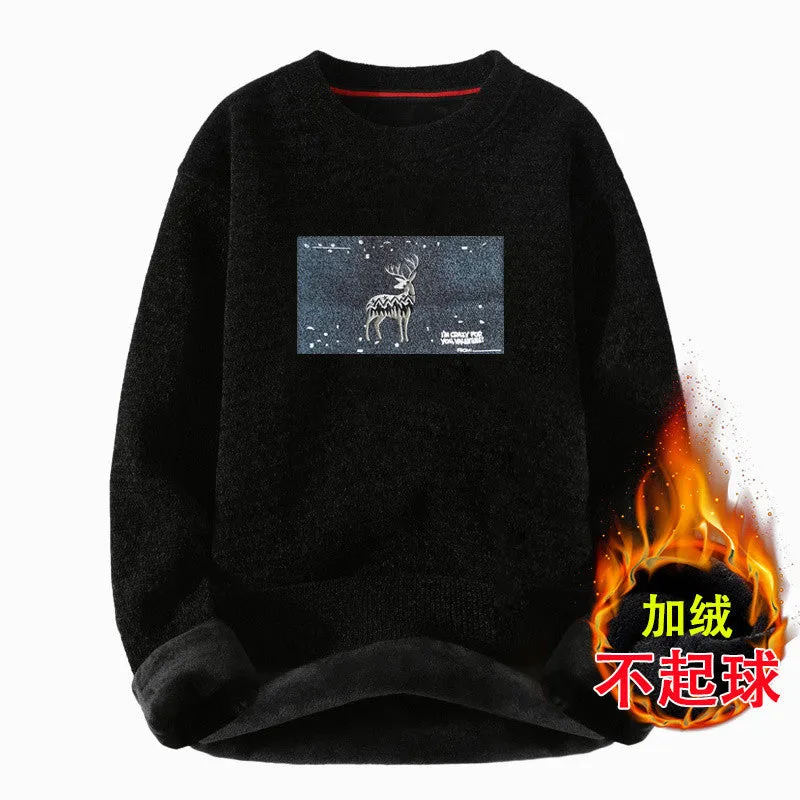 INSTOCK-Autumn and winter new embroidered chenille sweater