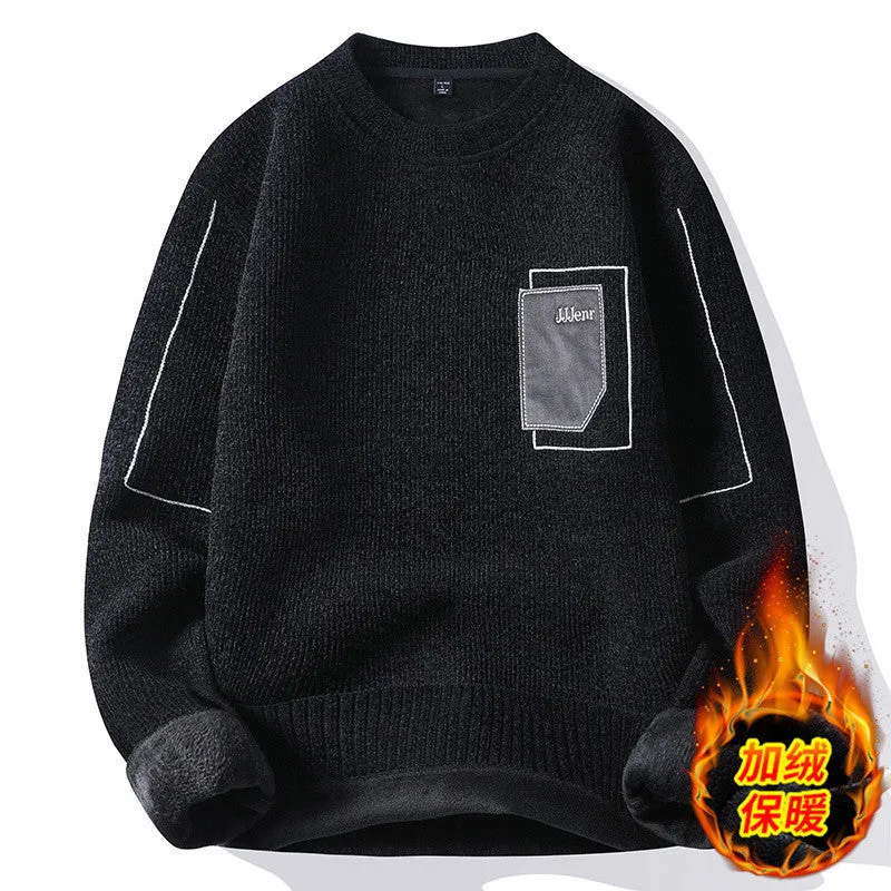 INSTOCK-Autumn and winter new embroidered chenille sweater