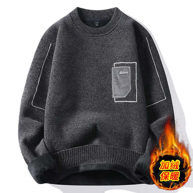 INSTOCK-Autumn and winter new embroidered chenille sweater