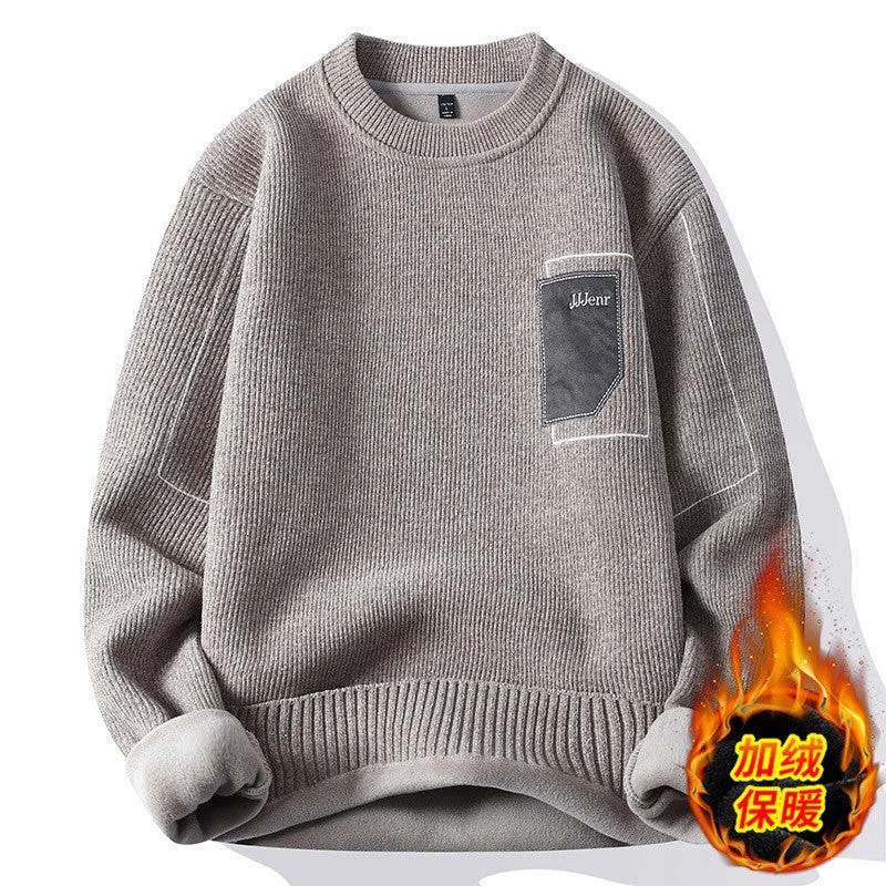 INSTOCK-Autumn and winter new embroidered chenille sweater