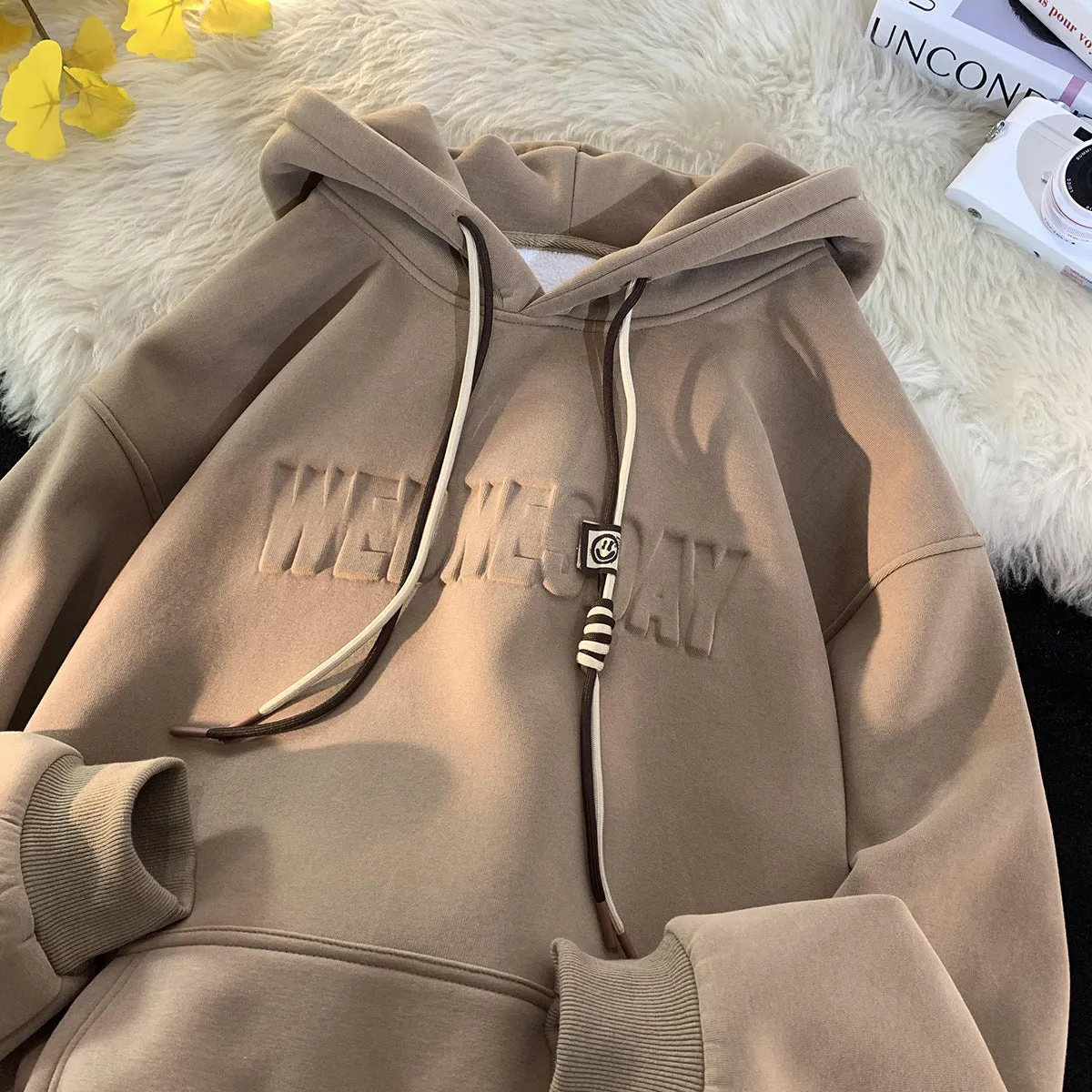 INSTOCK-Men's heavyweight hooded sweatshirt