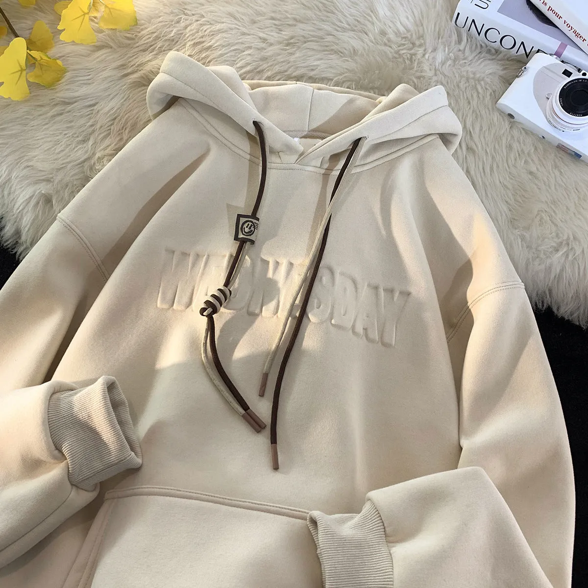 INSTOCK-Men's heavyweight hooded sweatshirt