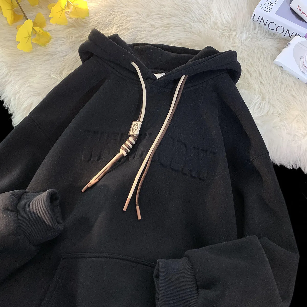 INSTOCK-Men's heavyweight hooded sweatshirt