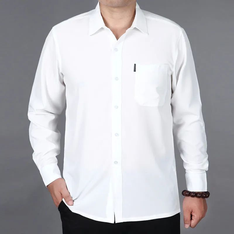 INSTOCK-Men's short and long-sleeved casual loose shirt