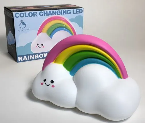 Iscream Color Changing LED Rainbow Night Light