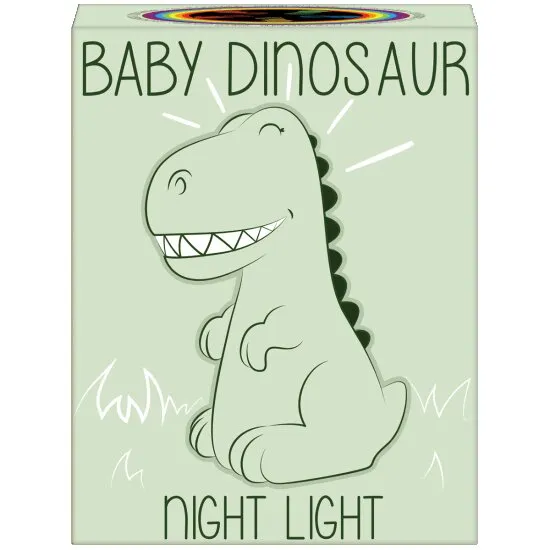 Iscream LED Color Changing Baby Dinosaur Night Light