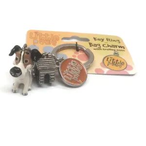 Jack Russell dog breed 3D keyring