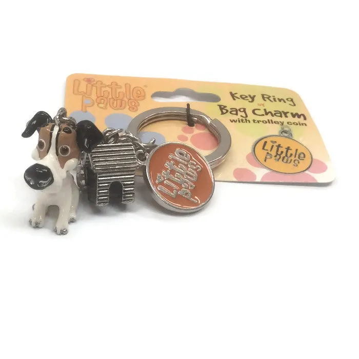 Jack Russell dog breed 3D keyring